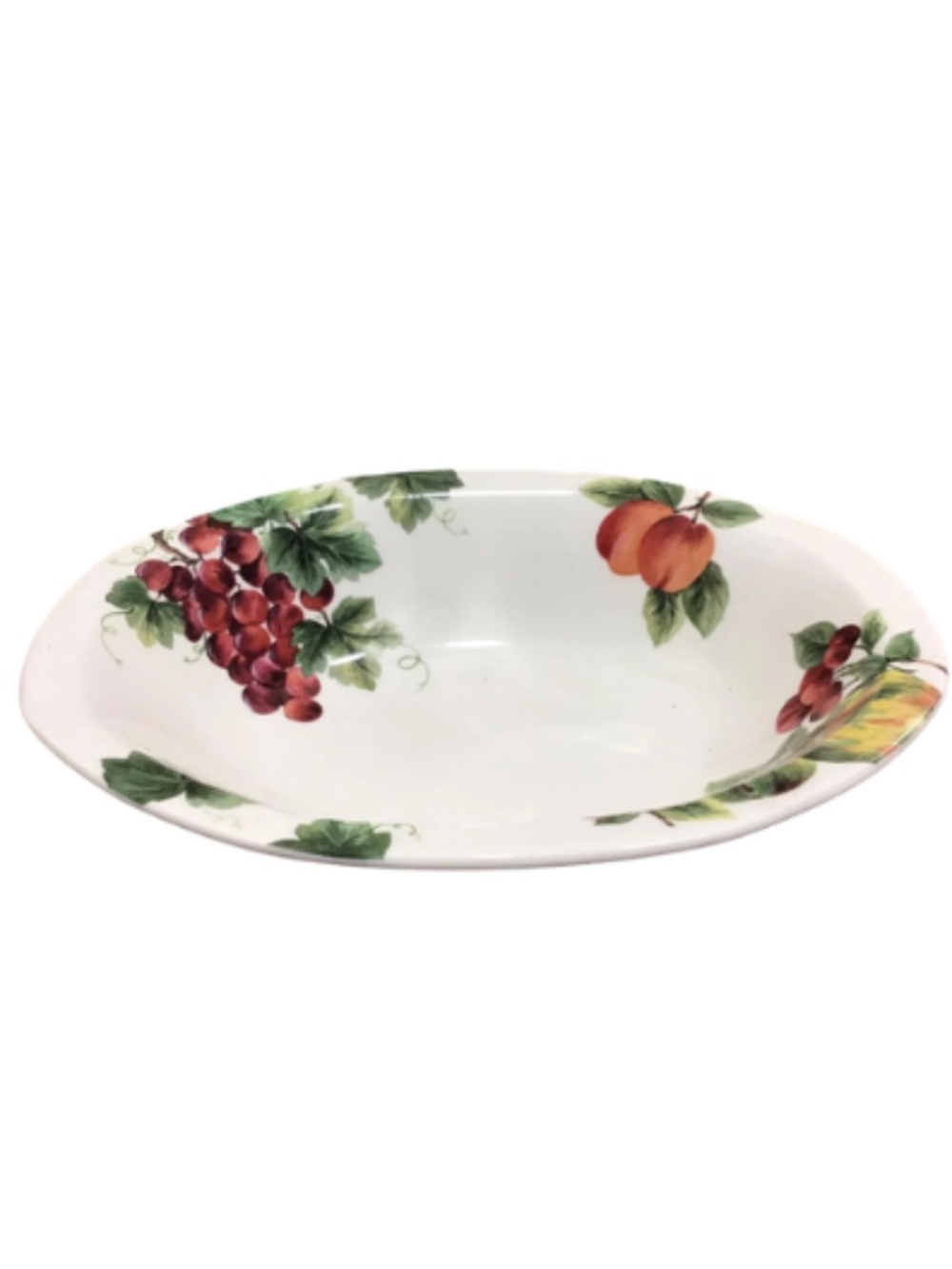 Royal Doulton Vintage Grape Oval Serving Bowl 10.5" TC1193 Fruit Pattern 1990s
